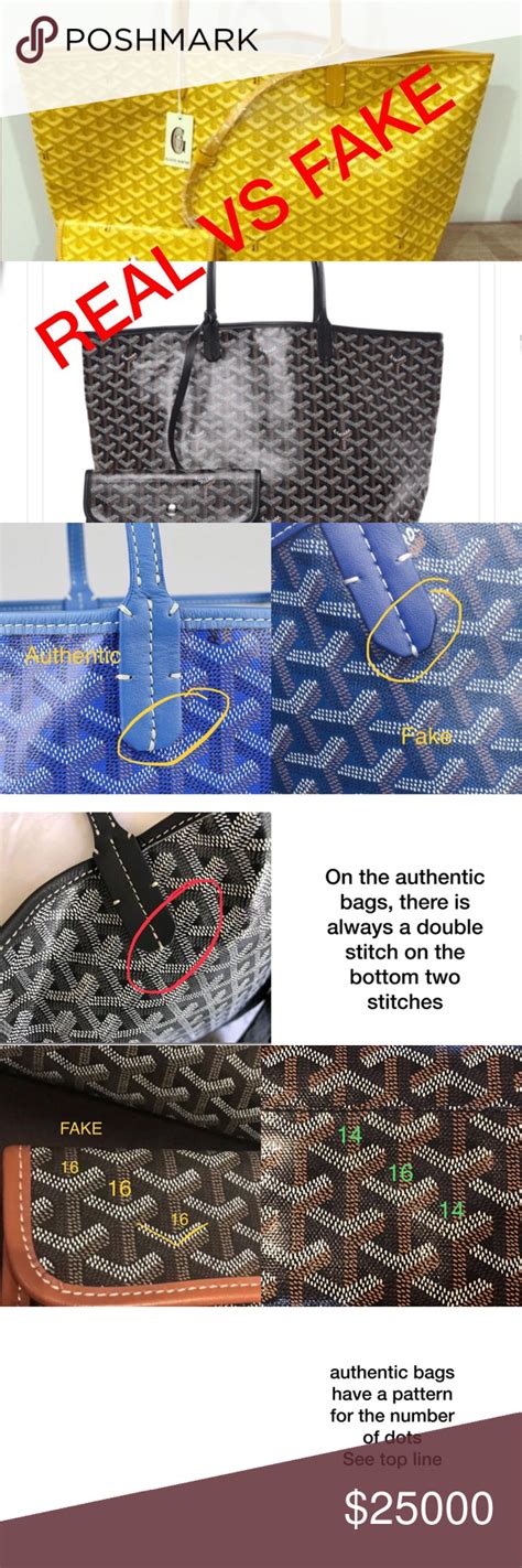 goyard purse real vs fake